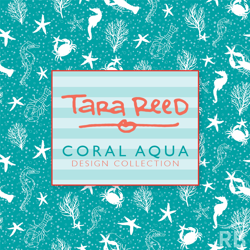 Coral Aqua from Tara Reed Designs