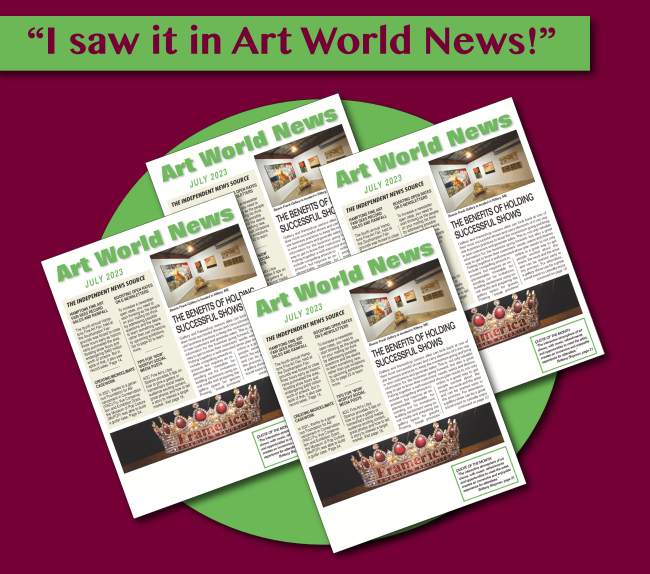 As seen in Art World News!